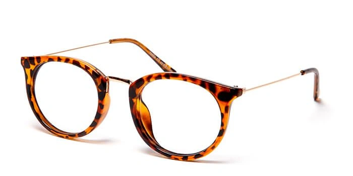 GRAVIATE by Coolwinks E18C4427 Glossy Leopard Full Frame Round Computer Glasses for Men and Women-LEOPARD-1