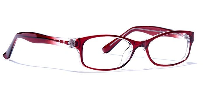 GRAVIATE by Coolwinks E46B6443 Glossy Maroon Full Frame Rectangle Eyeglasses for Kids-MAROON-2