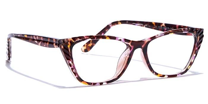 GRAVIATE by Coolwinks E67C7491 Glossy Multicolor Full Frame Cateye Eyeglasses for Women-MULTICOLOR-2