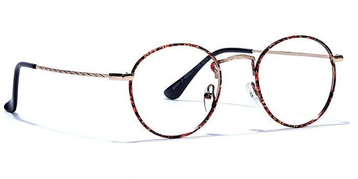 GRAVIATE by Coolwinks E67A6638 Glossy Multicolor Full Frame Round Eyeglasses for Men and Women-MULTICOLOR-2