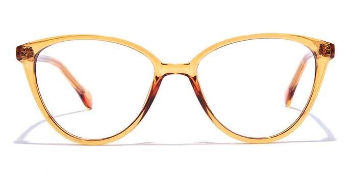 GRAVIATE by Coolwinks E26C7495 Glossy Orange Full Frame Cateye Eyeglasses for Women-