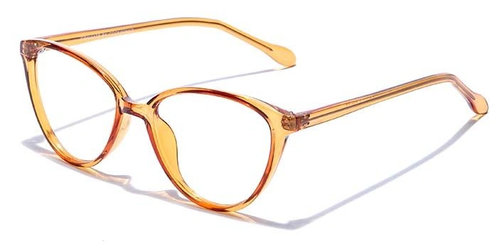 GRAVIATE by Coolwinks E26C7495 Glossy Orange Full Frame Cateye Eyeglasses for Women-ORANGE-1