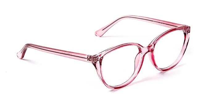 GRAVIATE by Coolwinks E23A5694 Glossy Pink Full Frame Cateye Eyeglasses for Women-PINK-2