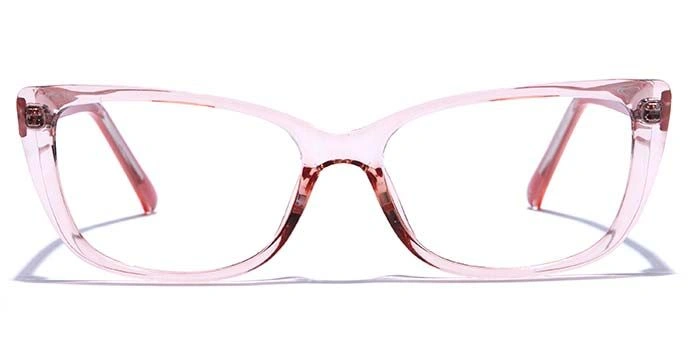 GRAVIATE by Coolwinks E23A7490 Glossy Pink Full Frame Cateye Eyeglasses for Women-