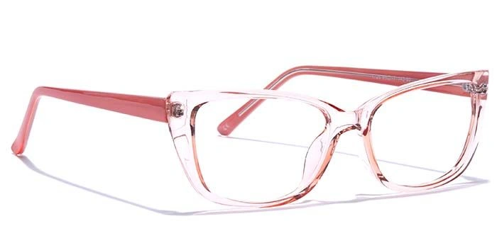 GRAVIATE by Coolwinks E23A7490 Glossy Pink Full Frame Cateye Eyeglasses for Women-PINK-2