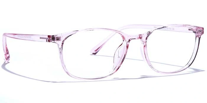 GRAVIATE by Coolwinks E23B7570 Glossy Pink Full Frame Oval Eyeglasses for Women-PINK-2