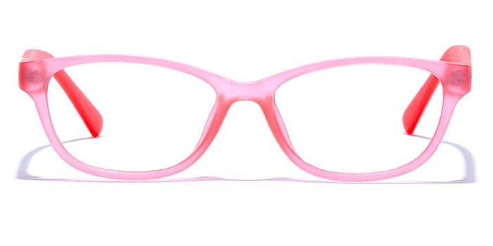 GRAVIATE by Coolwinks E23C6439 Matte Pink Full Frame Rectangle Eyeglasses for Kids-