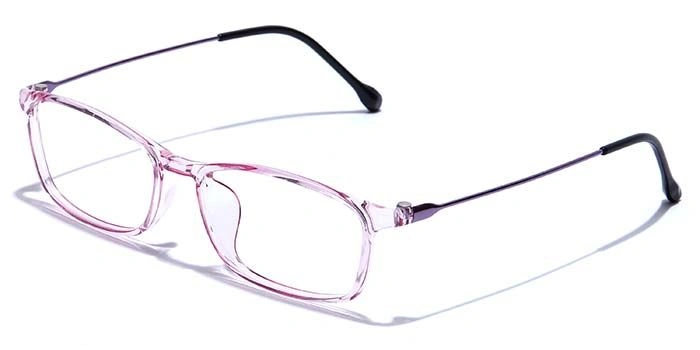 GRAVIATE by Coolwinks E23A7444 Glossy Pink Full Frame Rectangle Eyeglasses for Women-PINK-1