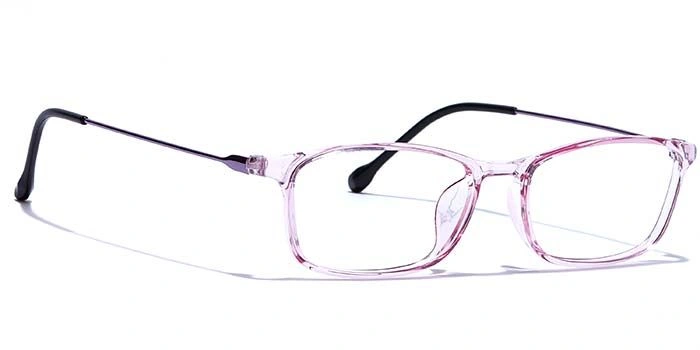 GRAVIATE by Coolwinks E23A7444 Glossy Pink Full Frame Rectangle Eyeglasses for Women-PINK-2