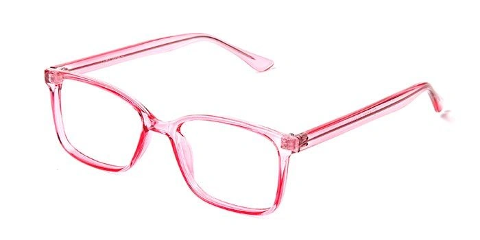 GRAVIATE by Coolwinks E23A5683 Glossy Pink Full Frame Retro Square Eyeglasses for Women-PINK-1