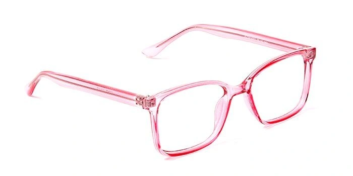 GRAVIATE by Coolwinks E23A5683 Glossy Pink Full Frame Retro Square Eyeglasses for Women-PINK-2