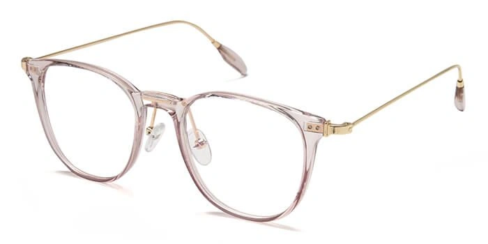 GRAVIATE by Coolwinks E23A6522 Glossy Pink Full Frame Retro Square Eyeglasses for Women-PINK-1