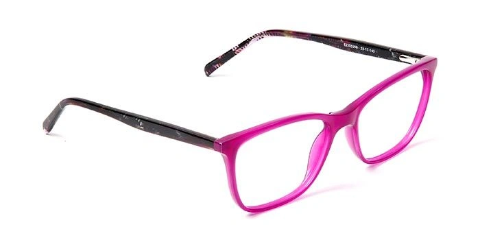 GRAVIATE by Coolwinks E23B5598 Glossy Pink Full Frame Retro Square Eyeglasses for Women-PINK-2