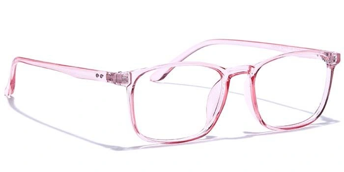 GRAVIATE by Coolwinks E23B7389 Glossy Pink Full Frame Retro Square Eyeglasses for Women-PINK-2