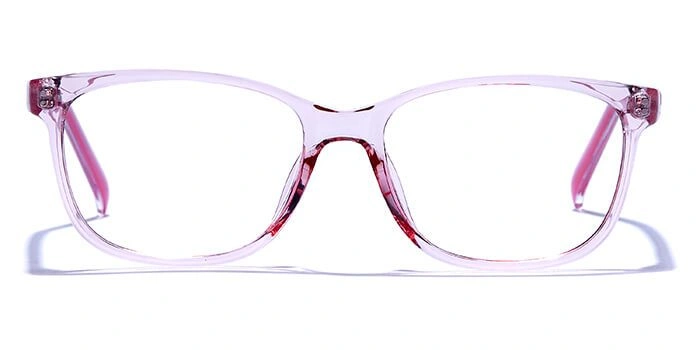 GRAVIATE by Coolwinks E23C6455 Glossy Pink Full Frame Retro Square Eyeglasses for Women-