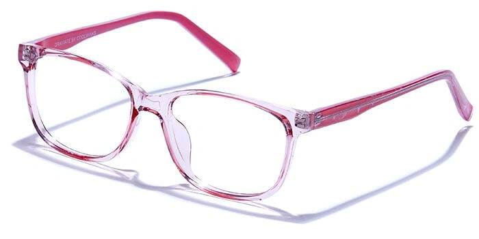 GRAVIATE by Coolwinks E23C6455 Glossy Pink Full Frame Retro Square Eyeglasses for Women-PINK-1