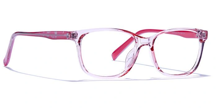 GRAVIATE by Coolwinks E23C6455 Glossy Pink Full Frame Retro Square Eyeglasses for Women-PINK-2