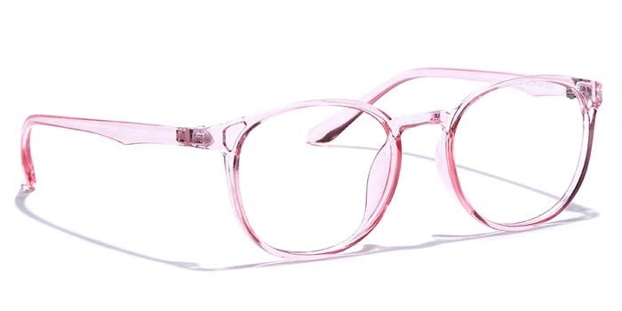 GRAVIATE by Coolwinks E23A7338 Glossy Pink Full Frame Round Eyeglasses for Women-PINK-2