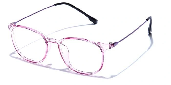 GRAVIATE by Coolwinks E23A7447 Glossy Pink Full Frame Round Eyeglasses for Women-PINK-1