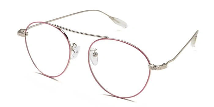 GRAVIATE by Coolwinks E23B6523 Glossy Pink Full Frame Round Eyeglasses for Women-PINK-1