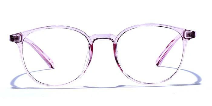 GRAVIATE by Coolwinks E23B6601 Glossy Pink Full Frame Round Eyeglasses for Women-