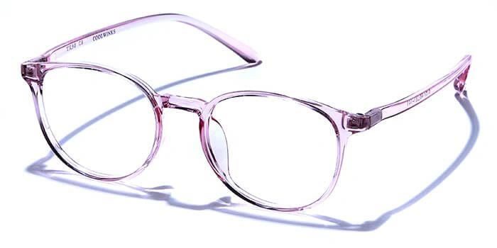 GRAVIATE by Coolwinks E23B6601 Glossy Pink Full Frame Round Eyeglasses for Women-PINK-1