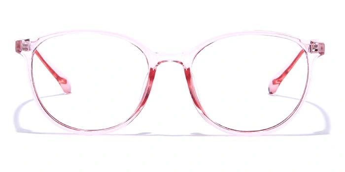 GRAVIATE by Coolwinks E23B7288 Glossy Pink Full Frame Round Eyeglasses for Women-