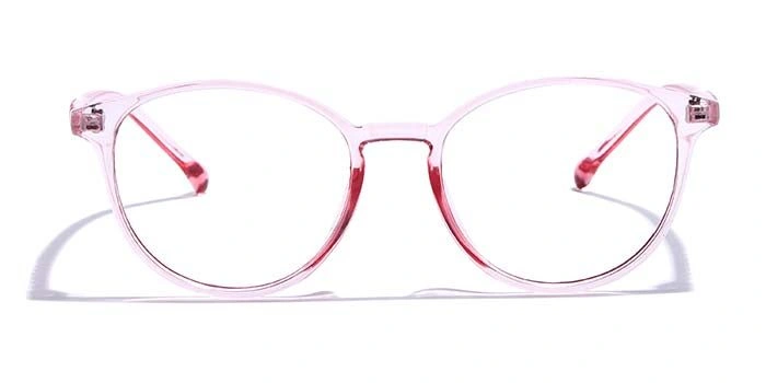 GRAVIATE by Coolwinks E23B7369 Glossy Pink Full Frame Round Eyeglasses for Women-