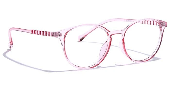 GRAVIATE by Coolwinks E23B7369 Glossy Pink Full Frame Round Eyeglasses for Women-PINK-2