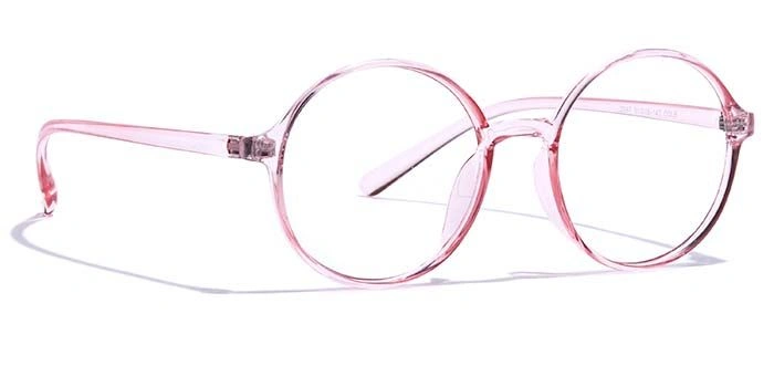 GRAVIATE by Coolwinks E23C7375 Glossy Pink Full Frame Round Eyeglasses for Women-PINK-2