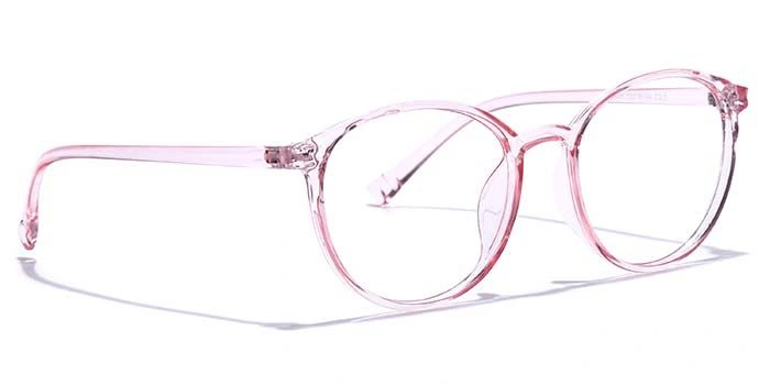 GRAVIATE by Coolwinks E23C7378 Glossy Pink Full Frame Round Eyeglasses for Women-PINK-2