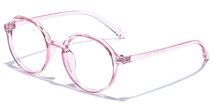 GRAVIATE by Coolwinks E23C7379 Glossy Pink Full Frame Round Eyeglasses for Women-PINK-1