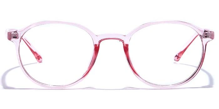 GRAVIATE by Coolwinks E23C7386 Glossy Pink Full Frame Round Eyeglasses for Women-