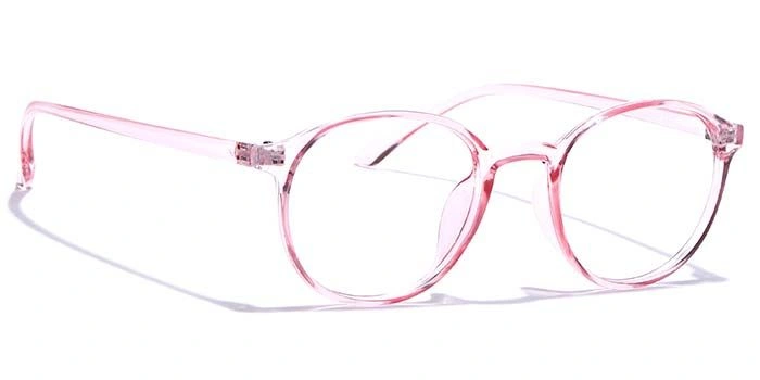 GRAVIATE by Coolwinks E23C7386 Glossy Pink Full Frame Round Eyeglasses for Women-PINK-2