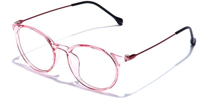 GRAVIATE by Coolwinks E23C7446 Glossy Pink Full Frame Round Eyeglasses for Women-PINK-1