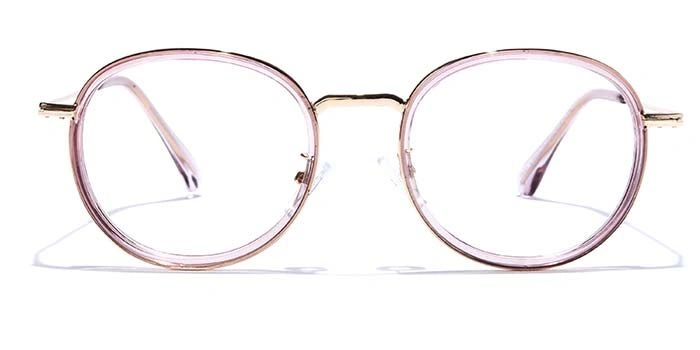 GRAVIATE by Coolwinks E23C7536 Glossy Pink Full Frame Round Eyeglasses for Women-