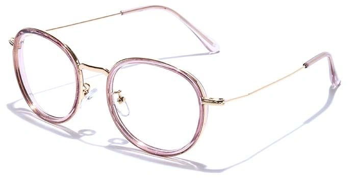 GRAVIATE by Coolwinks E23C7536 Glossy Pink Full Frame Round Eyeglasses for Women-PINK-1