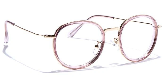 GRAVIATE by Coolwinks E23C7536 Glossy Pink Full Frame Round Eyeglasses for Women-PINK-2