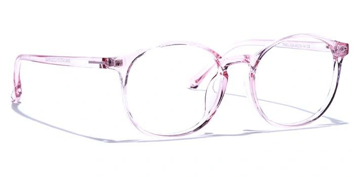 GRAVIATE by Coolwinks E23C7571 Glossy Pink Full Frame Round Eyeglasses for Women-PINK-2