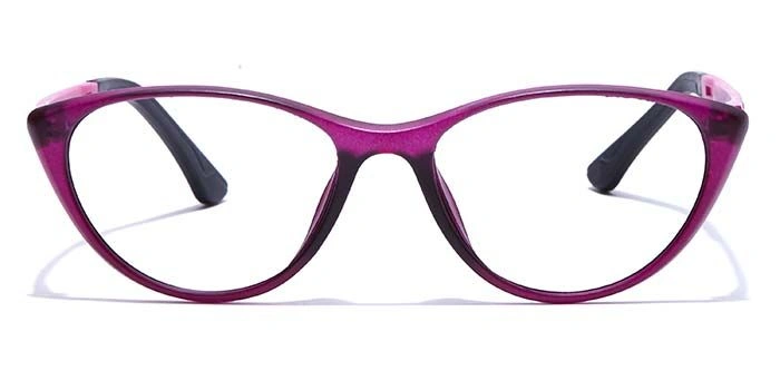 GRAVIATE by Coolwinks E17B7652 Matte Purple Full Frame Cateye Eyeglasses for Women-