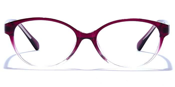 GRAVIATE by Coolwinks E17C6644 Glossy Purple Full Frame Cateye Eyeglasses for Women-