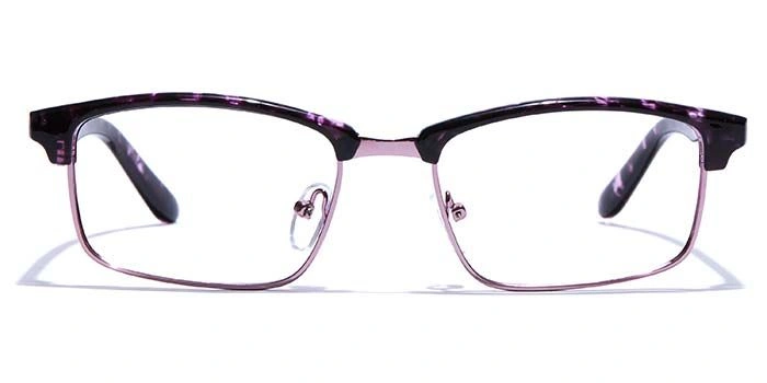 GRAVIATE by Coolwinks E17A7507 Glossy Purple Full Frame Clubmaster Eyeglasses for Women-