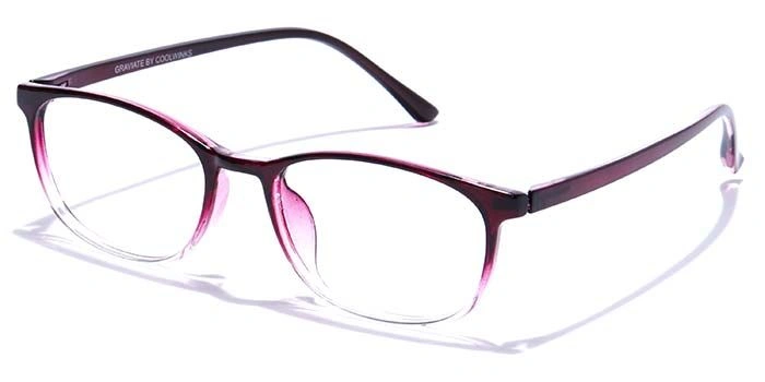 GRAVIATE by Coolwinks E17A7570 Glossy Purple Full Frame Oval Eyeglasses for Women-PURPLE-1