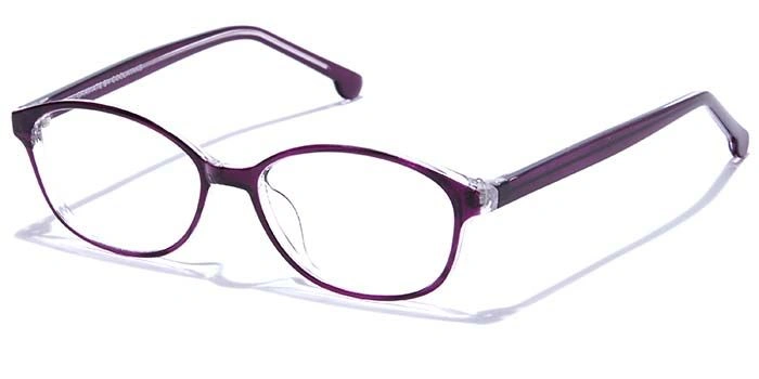 GRAVIATE by Coolwinks E17A7589 Glossy Purple Full Frame Oval Eyeglasses for Women-PURPLE-1