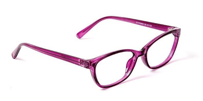 GRAVIATE by Coolwinks E17C5690 Glossy Purple Full Frame Oval Eyeglasses for Women-PURPLE-2