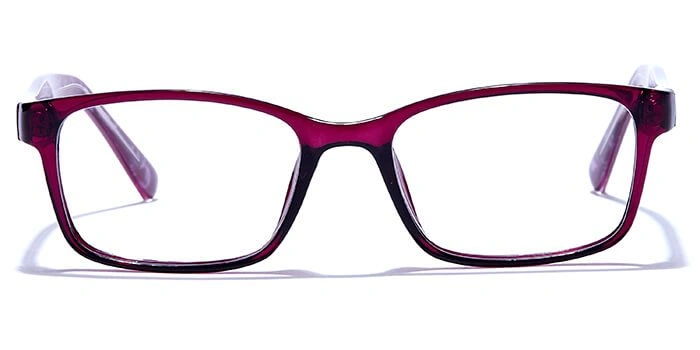 GRAVIATE by Coolwinks E17B6444 Glossy Purple Full Frame Rectangle Eyeglasses for Men and Women-