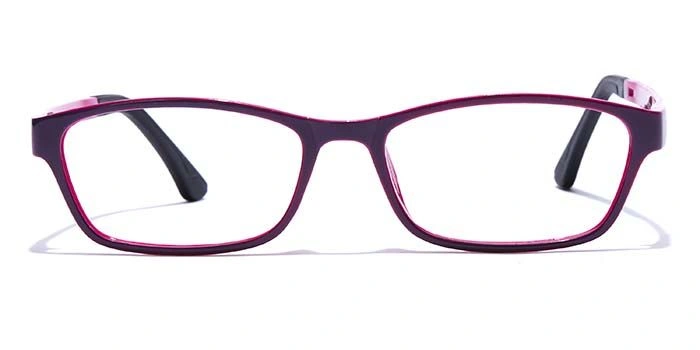 GRAVIATE by Coolwinks E20B7641 Glossy Purple Full Frame Rectangle Eyeglasses for Men and Women-