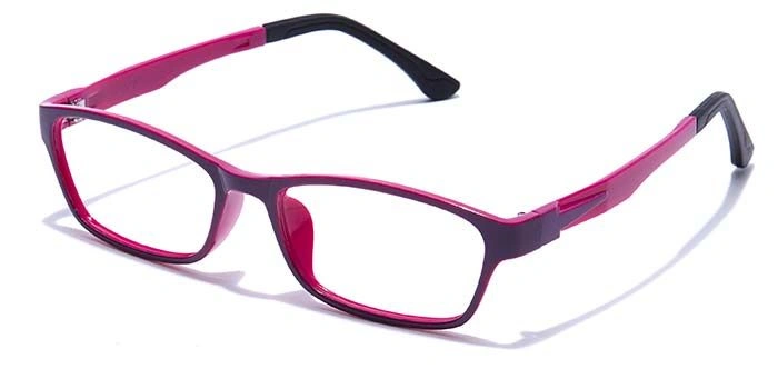 GRAVIATE by Coolwinks E20B7641 Glossy Purple Full Frame Rectangle Eyeglasses for Men and Women-PURPLE-1