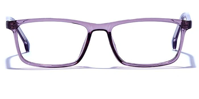 GRAVIATE by Coolwinks E17A6467 Glossy Purple Full Frame Rectangle Eyeglasses for Women-