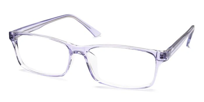 GRAVIATE by Coolwinks E17A6548 Glossy Purple Full Frame Rectangle Eyeglasses for Women-PURPLE-1